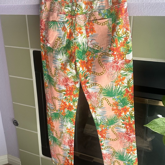 DG2 by Diane Gilman Printed Denim pants (6 Petite) - Picture 7 of 7